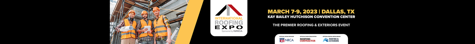 International Roofing Expo (IRE) 2023 logo